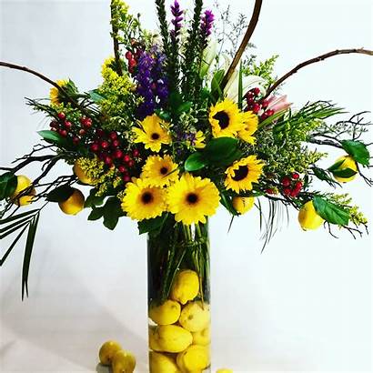 Arrangement Floral Lemon Lemons Flower Gives Send