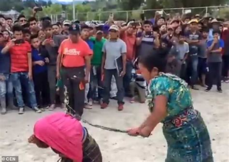 Woman Is Whipped By Her Own Mother In Front Of A Crowd For ‘stealing