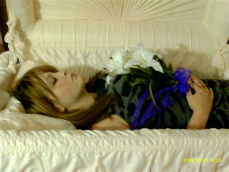 Please add videos to your favourite videos. Woman in casket | Flickr - Photo Sharing!