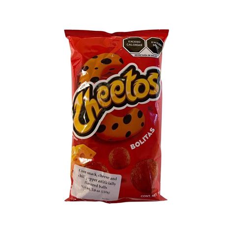 Cheetos Bolitas Cheese And Chili Pepper 38 Gordos Candy