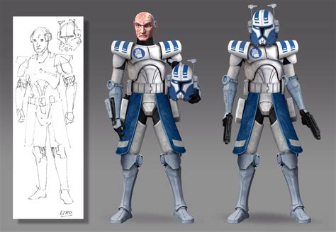 Clone Wars Season 7 Echo Lives Variations By Brian Snook On