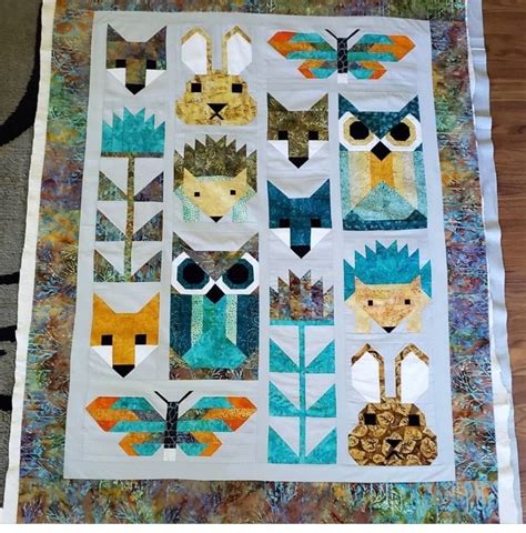 Fancy Forest By Elizabeth Hartman Scrap Quilts Baby Quilts Elizabeth