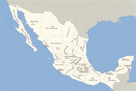 GeografÍa Para Todos Mapas Físico Y Político De México