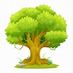 Tree cartoon illustration isolated on white background 6696134 Vector ...