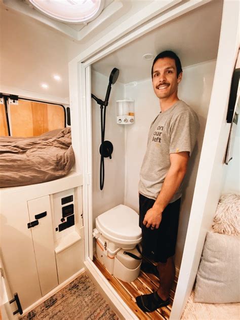 Building A Diy Wet Bath And Shower In A Promaster Van Conversion Acts Of Adventure Camper