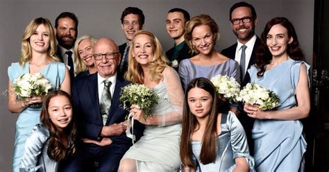 We Are All Rupert Murdochs Teen Daughter In His Wedding Photo