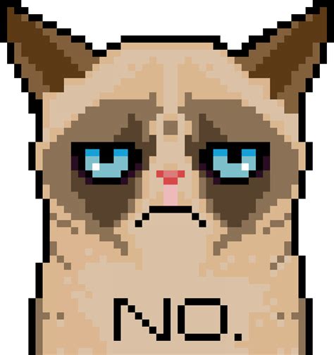 Grumpy Cat Pixel Minecraft Pixel Art Grumpy Cat Free Transparent