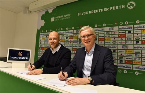 Die franken gewannen am sonntag in der 2. Fußball: Onlineprinters wird Sponsor vom SPVGG Greuther Fürth