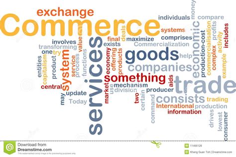 Commerce Word Cloud Royalty Free Stock Photos - Image: 11466128