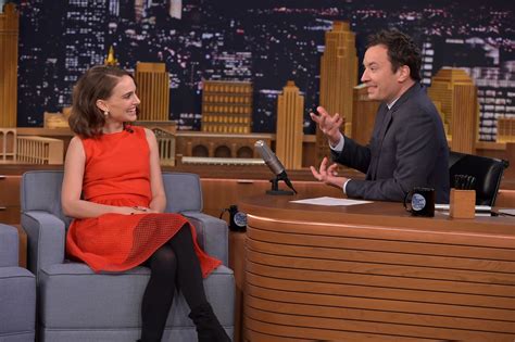 Natalie Portman Appeared On Tonight Show With Jimmy Fallon In New York