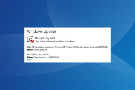 5 manieren om de windows update fout 0x80070012 op te lossen windows update fout