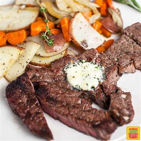 78 homemade recipes for chuck steak from the biggest global cooking community! Grilled Chuck Steak with Compound Garlic Butter | Sunday ...