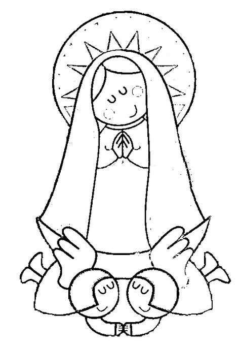 Colorear Virgencita Plis And Post Colorear Virgencita Plis Dibujos Colorear Net Con