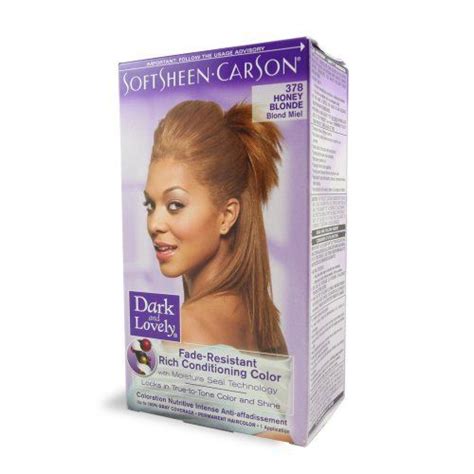 dark and lovely fade resistant rich conditioning color no 378 honey blonde 1 ea honey