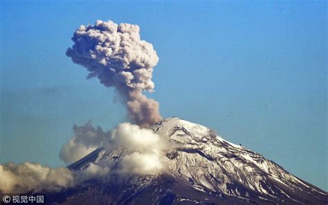 Mexicos Second Highest Peak Spews Ash And Smoke Cgtn
