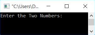 C Program To Find Largest Of Two Numbers