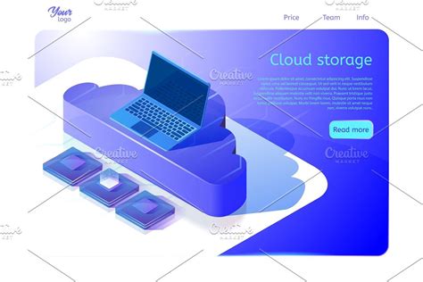 Cloud data storage concept. Web page | Cloud data, Data storage