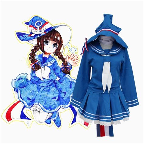 Free Shipping Anime Wadanohara And The Great Blue Sea Witch Wadanohara Cosplay Costume Sailor