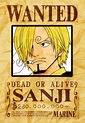 Sanji's Wanted Poster by utsho1995 on DeviantArt