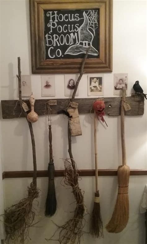 Witches Brooms Early Halloween Decorating This Year Whimsical