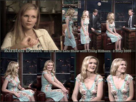 Kirsten Dunst Nuda ~30 Anni In The Late Late Show With Craig Kilborn