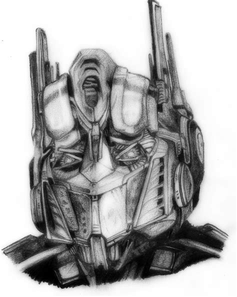 Optimus Prime Face Drawing At Explore Collection