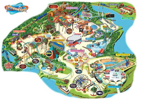HOLIDAY IN ENGLAND UK Theme Parks Thorpe Park