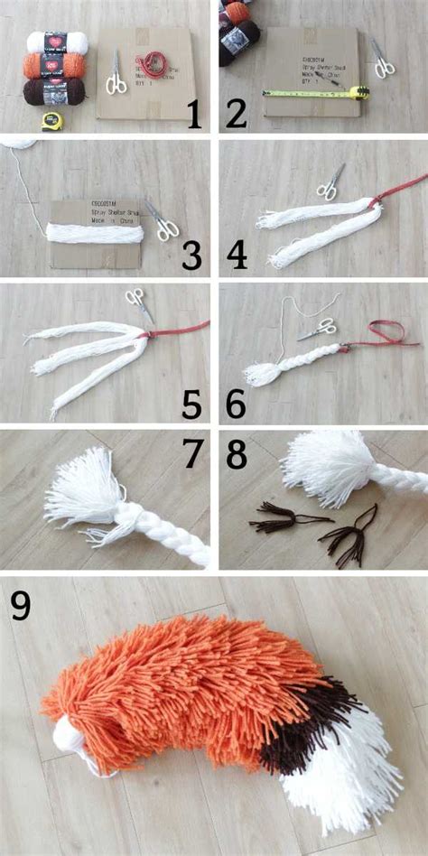 Maybe you would like to learn more about one of these? How to Make a Fox Tail Out of Yarn With Pictures