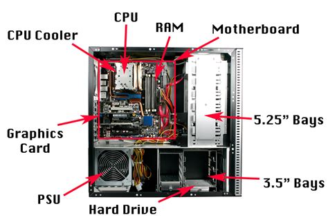 Parts Of A Computer Labelled Diagram