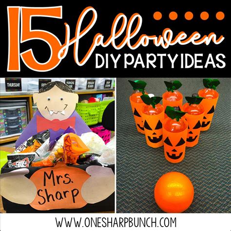 One Sharp Bunch 15 Diy Halloween Party Ideas For The