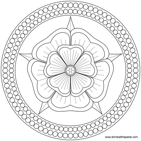 Drawing Flowers Mandalas 117223 Mandalas Printable Coloring Pages