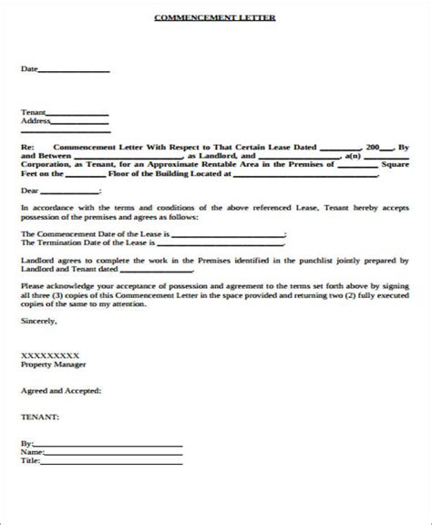 Lease Transfer Letter Template 11 Word Pdf Format Download