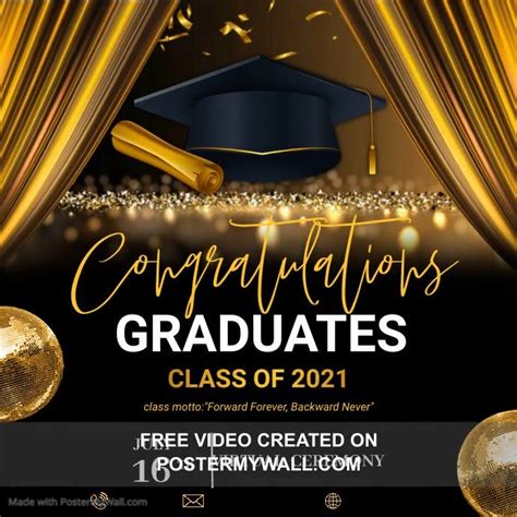 Copy Of Graduation Graduates Congrats Graduates Postermywall