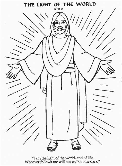 Jesus Bible Coloring Pages