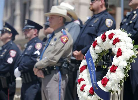 Slain San Antonio Policeman Honored At Memorial Service By Gov Abbott