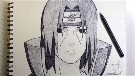 Lets Sketch Itachi Uchiha From Naruto Demoose Art Naruto Sketch