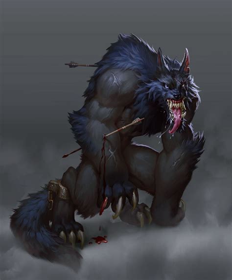 Artstation Werewolf Dude Anthony Star Werewolf Werewolf Art