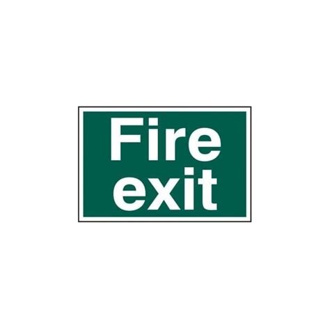 Fire Exit Signs British Standard
