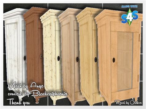 Anye Shabby Country Cabinet Recolor By Oldbox At All 4 Sims Sims 4