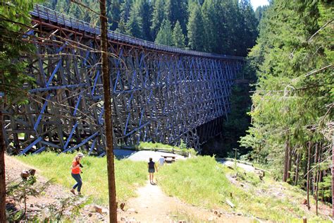 The Kinsol Trestle On The Cowichan Valley Trail On Vancouver Island