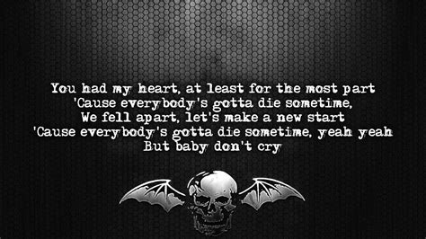 What does avenged sevenfold's song a little piece of heaven mean? Avenged Sevenfold - A Little Piece Of Heaven [Lyrics on ...