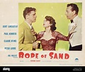 Rope of Sand - Movie Poster Stock Photo - Alamy