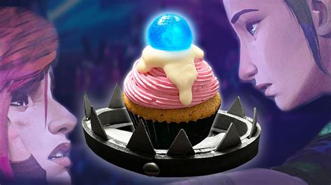 how to make arcane cupcakes caitlyn x vi from league of legends