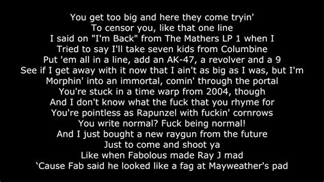 Rap God Eminem Lyrics