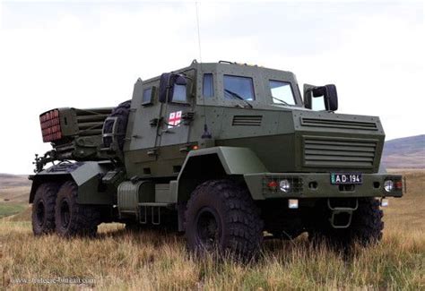 lance roquette multiple géorgien rs 122 bm 21 grad army vehicles armored truck