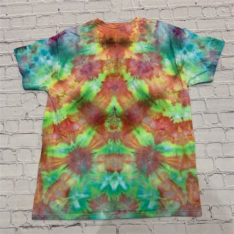 Tie Dyed Unisex Medium Tie Dye Rainbow T Shirt Psychedelic Etsy