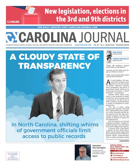 March 2019 Carolina Journal