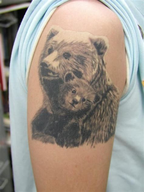 Momma Bear And Cubs Tattoo Mama Bear Tattoos Bear Tattoos Momma