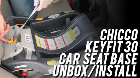 Chicco Keyfit 30 Car Seat Installation Unboxing Youtube