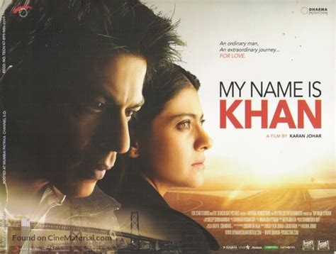 my name is khan 2010 british movie poster
